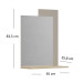 DOMINICA дзеркало 65 taupe / дуб silverjack
