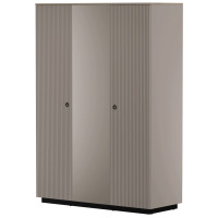 DOMINICA шафа з дзеркалом 3d taupe / дуб silverjack