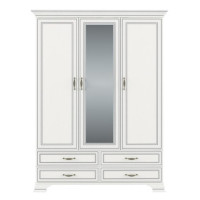 TIFFANY шафа з дзеркалом 3d4s woodline крем