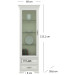 TIFFANY вітрина 1w2s woodline крем