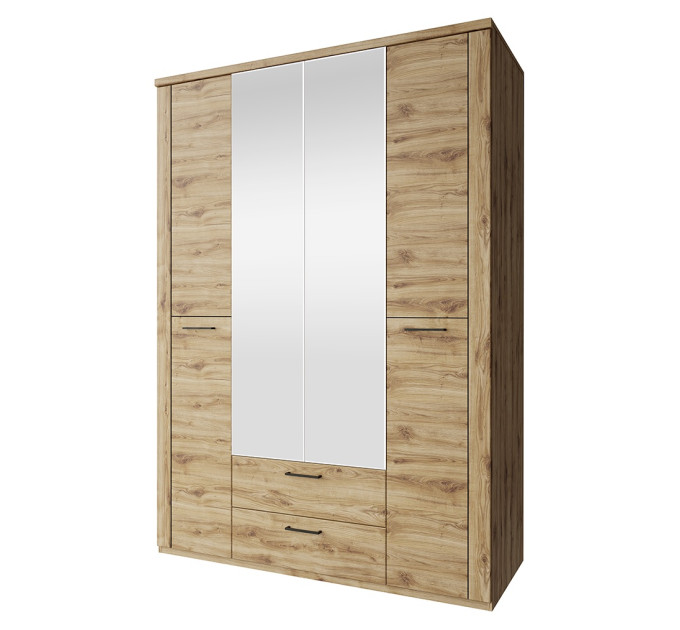 DOORSET шафа з дзеркалом 4d2s дуб navarra