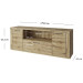 DOORSET шафка ТВ 2d1s/180 дуб navarra