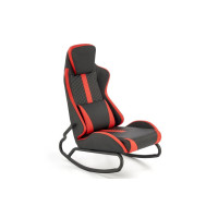 Крісло-гойдалка GAMER червоний/чорний