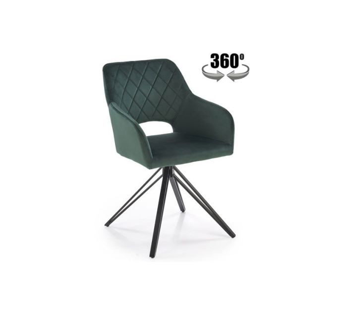 Стілець K-535 темно-зелений