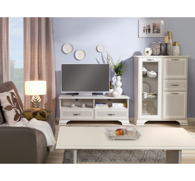 TIFFANY II комод з баром 1d1w1s1b fineline крем