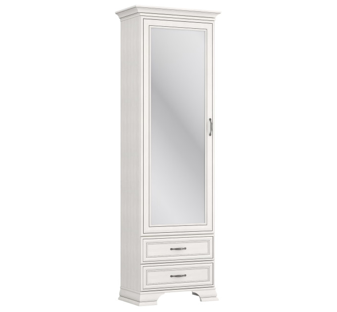 TIFFANY II шафка з дзеркалом 1d2s fineline крем