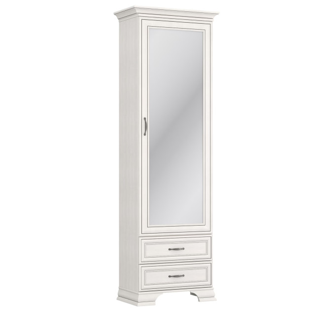 TIFFANY II шафка з дзеркалом 1d2s fineline крем